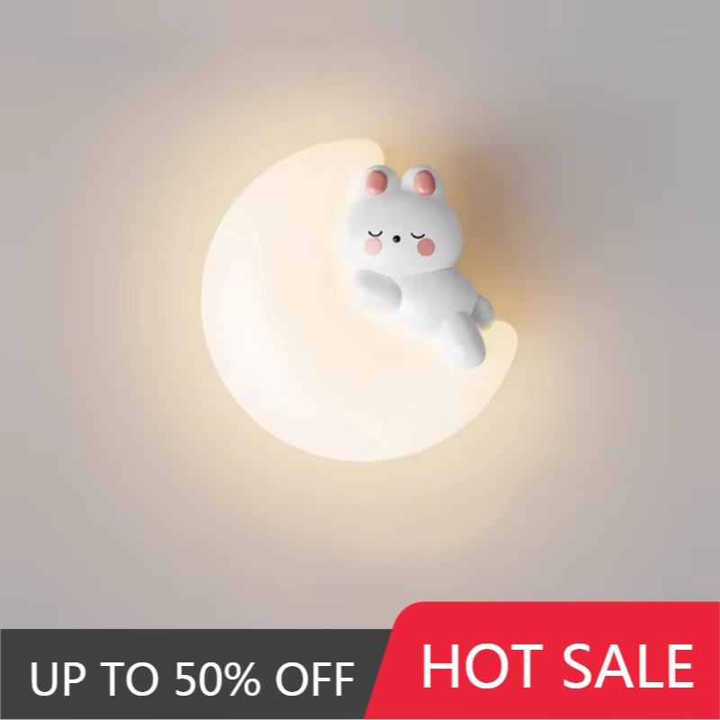 Baby Nursery Wall Lights - Cute Children's Room Bedside Wall Lamp