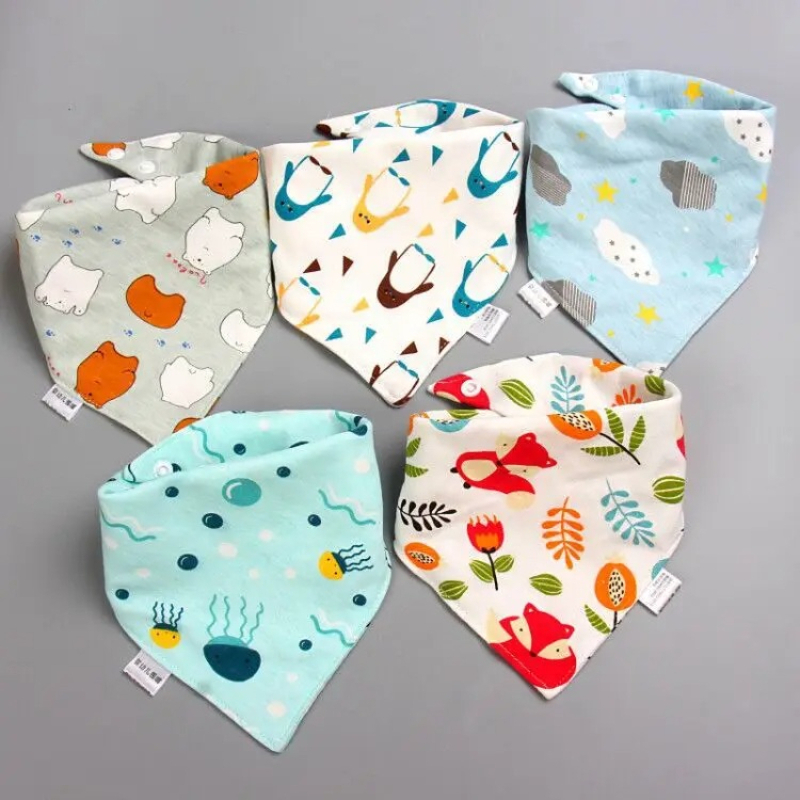 5 Pcs/set Baby Bandana Bibs Sc - đánh giá và giá Baby Nursery Boy