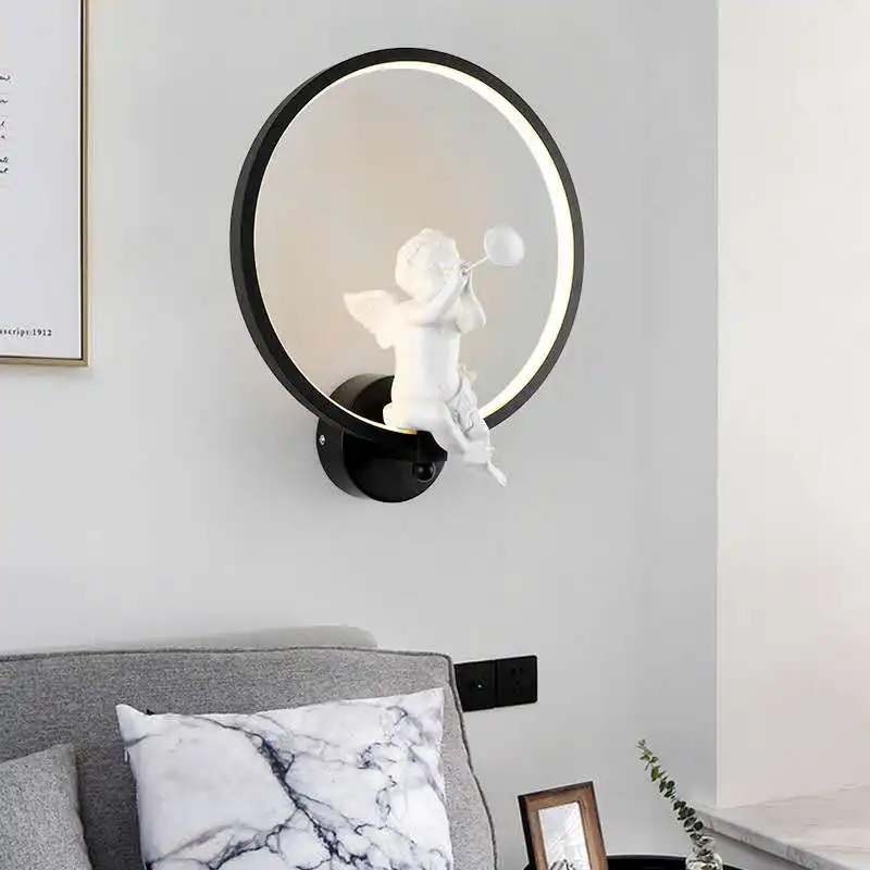 Nordic Warm Angel Wall Lamp Mo - đánh giá và giá Baby Nursery Wall Lights