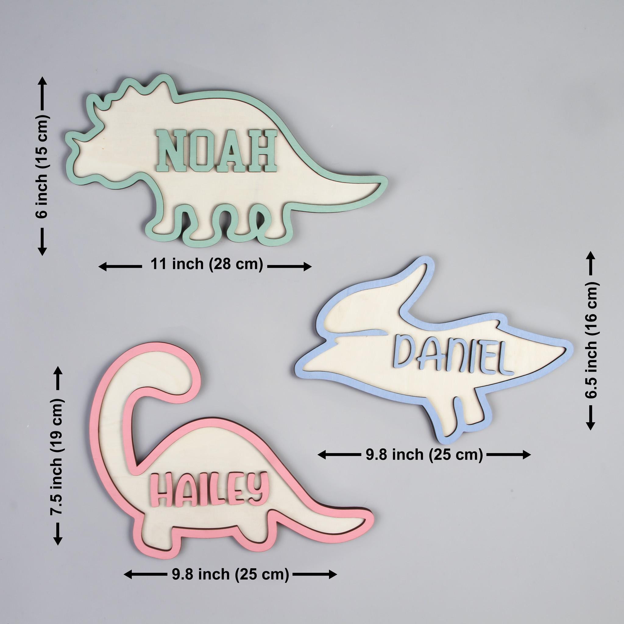 Personalized Dinosaur Wooden N - đánh giá và giá Baby Nursery Decor Girl