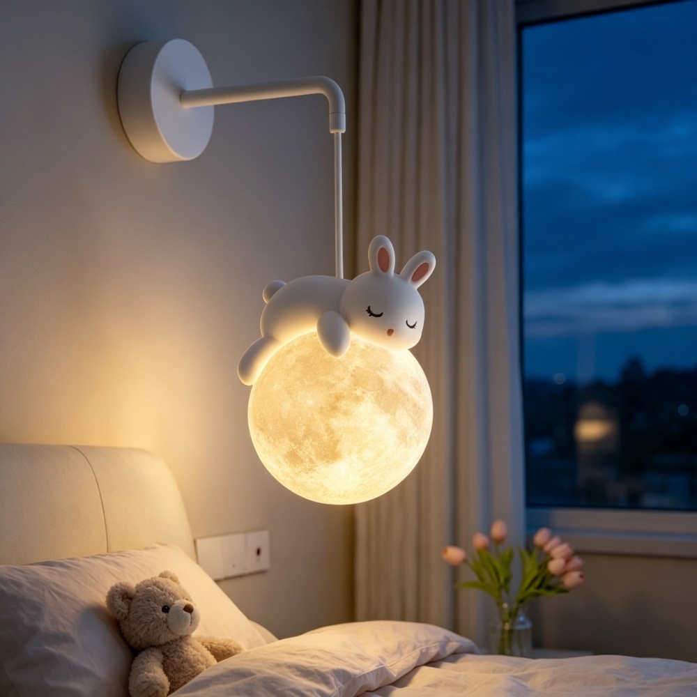 Cute Animal Wall Lamp White Ra - đánh giá và giá Baby Nursery Boy