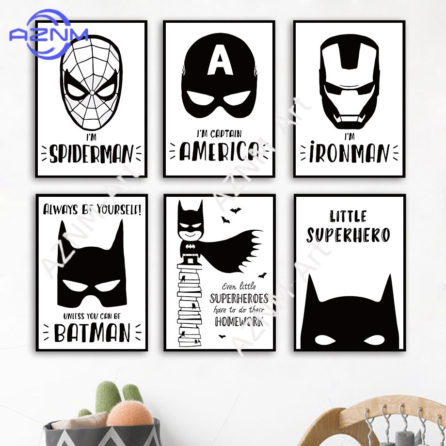 Wall Art Canvas Painting Bat C - đánh giá và giá Baby Nursery Boy
